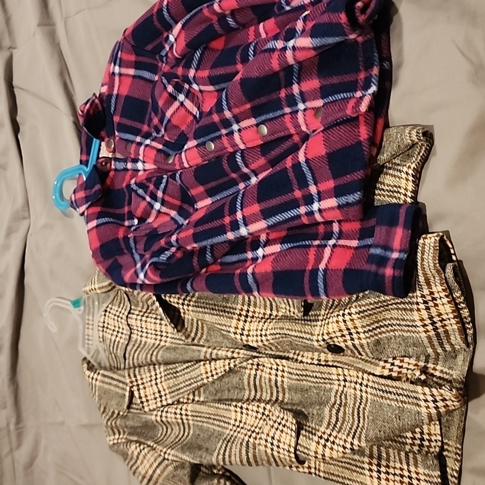Girl's Coat 2 pcs Size Medium 10/12
